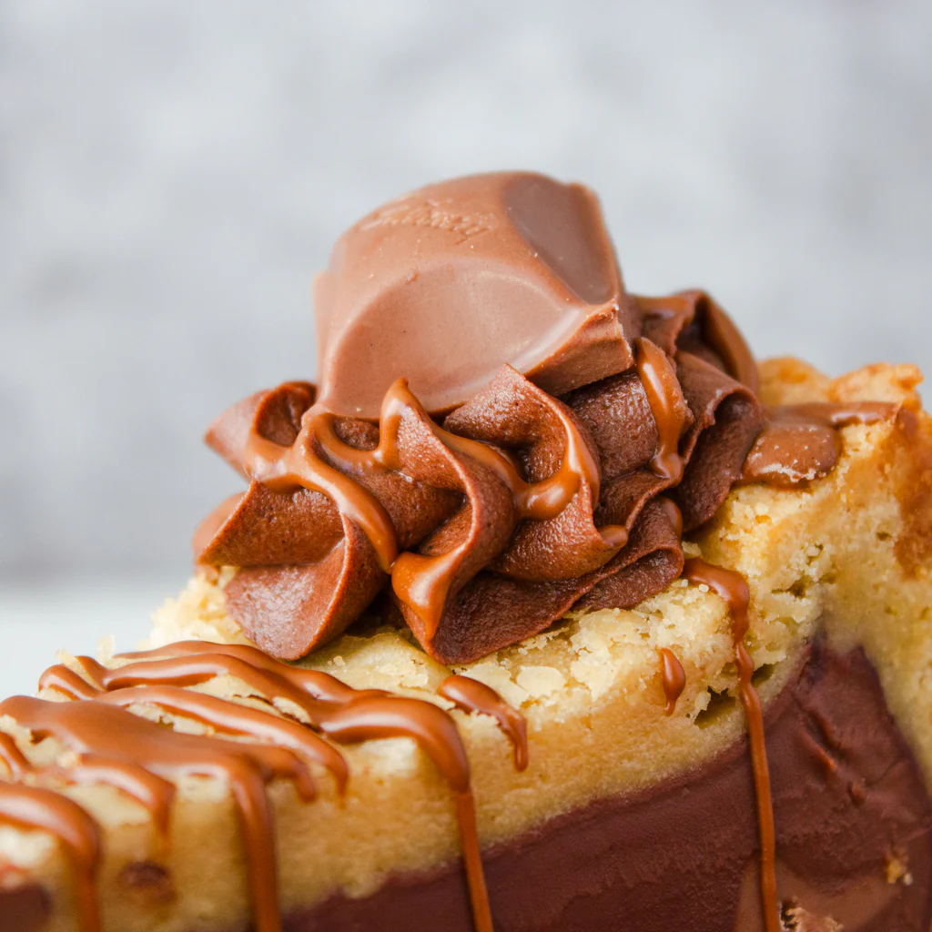 Caramel Cookie Pie Slice - Image 3