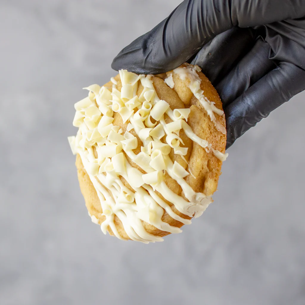 Lemon & White Chocolate Stuffed Deluxe Cookie - Image 8