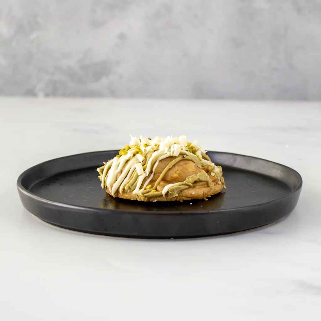 Pistachio & White Chocolate Stuffed Deluxe Cookie - Image 10