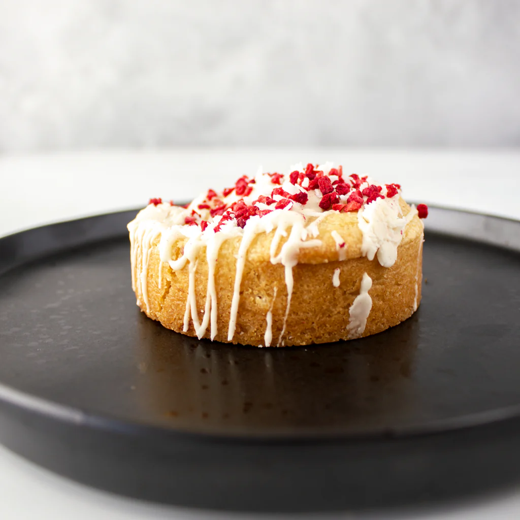Raspberry, Coconut & White Chocolate Stuffed Deluxe Cookie - Image 7