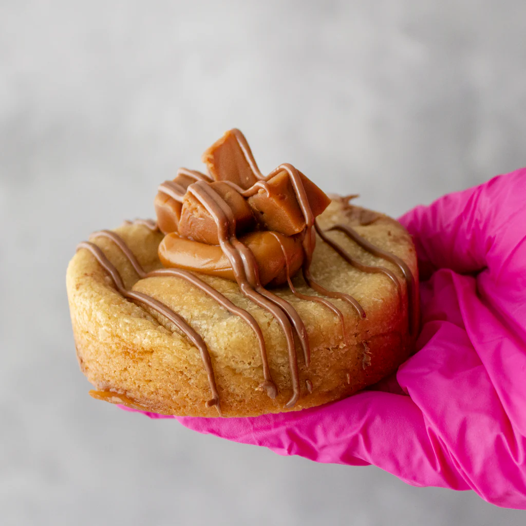 Sea Salt & Caramel Stuffed Deluxe Cookie - Image 3