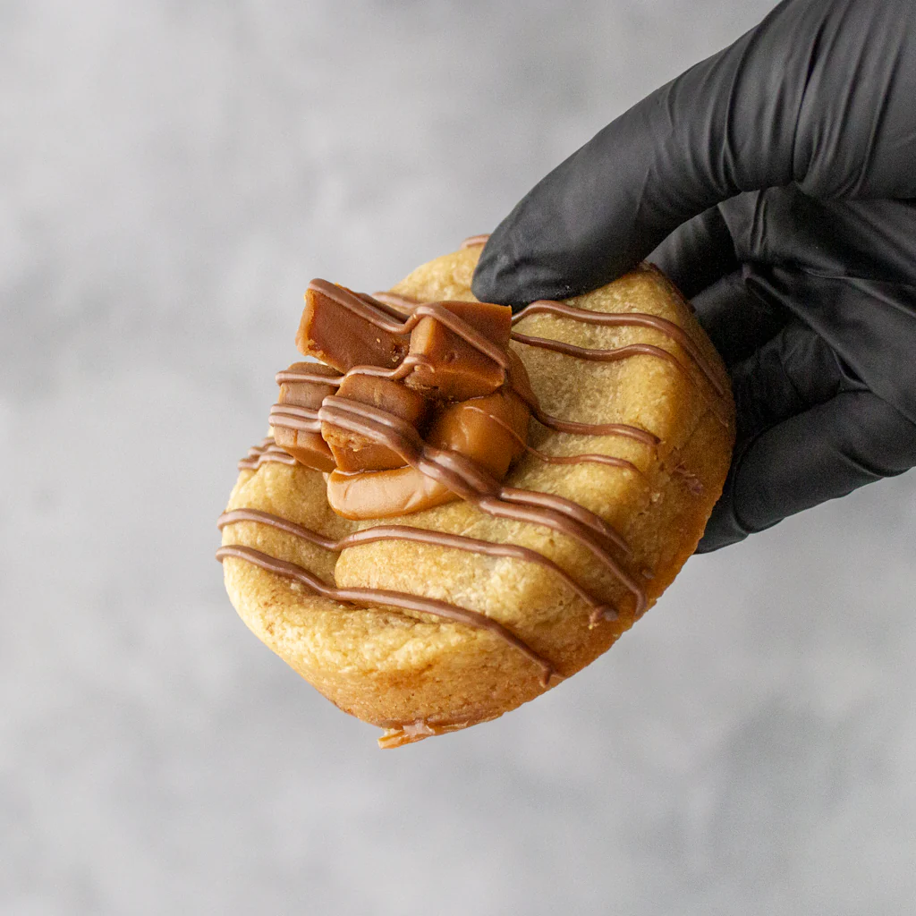 Sea Salt & Caramel Stuffed Deluxe Cookie - Image 6