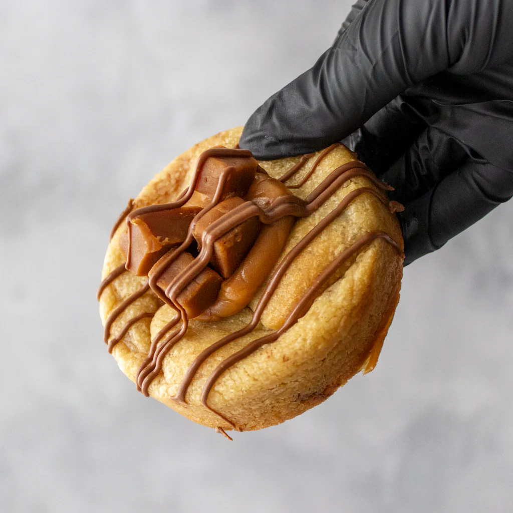 Sea Salt & Caramel Stuffed Deluxe Cookie - Image 7